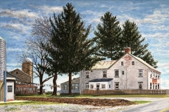 <b>Widemansville Road Farm</b>, Ephrata, PA, Oil on canvas, 20 x 30