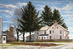 Widemansville Road Farm, Ephrata, PA, Oil on canvas, 20 x 30