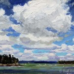 Bud Gibbons, <i>
Maine Summer</i><br>
 Oil on Canvas
9 x 12