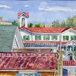 Chalfont Hotel II, Cape May NJ, Watercolor