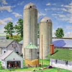Frye-Weaver Farm, 
Oil on canvas 20 x 20, 
Private Collection