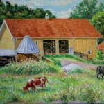 Guyer Farm, 
Oil on Panel, 18 x 24