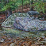 Devil's Hole, Oil on panel, 
Private Collection