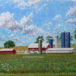 Somerset County Dairy Farm, Oil on Canvas, 18 x 24