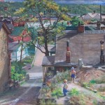 Manayunk '55, <br>Oil on canvas, Private Collection