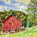 Kinsey Farm II, Oil on Canvas 16 x 20, Private Collection