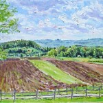 View from Barron Road,  Ligonier PA
Oil on Panel 10 x 16