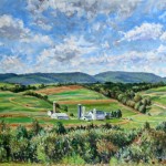 Marker Farm (Late Summer), 
Oil on Canvas 20 x 30, Private Collection
