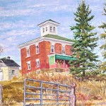 McConnaughey Farm I.
 Ligonier, PA, 
Oil on Canvas 16 X 18, Private Collection