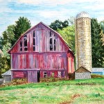 Shaffer Farm, Oil on panel, 15 x 17, Private Collection
