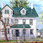Fairfield House, 
Oil on canvas