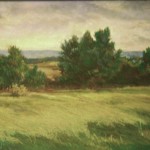 High Meadow,
Maureen Baird, 
Pastel
15.25 x 15, Donated to Southern Alleghenies Museum of Art