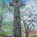 Calder's Cross, Harleigh Cemetary, 
Casein 27 x 20, 
Private Collection