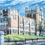 Camden High School, 
Oil on panel 14 x 16, 
Private Collection