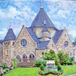 Covenant Presbyterian Church, Oil on Canvas, 16 x 20, Private Collection