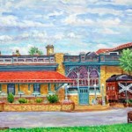 DiSalvos Station, Latrobe,
Oil on canvas, 16 x 24, Private Collection