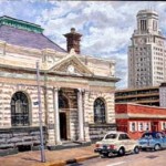 Equitable Life Building, 4th & Federal-Camden, 
Oil on panel 18 x 24, 
Private Collection