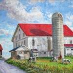 McKleven Farm. 
Oil on Panel 20 x 31