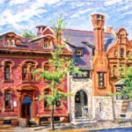 H.G. Taylor House, 
Oil on panel 12 x 14, 
Private Collection