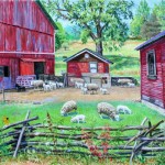 Ray Kinsey Farm IV, Oil on canvas, 34 x 48