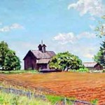 New Jersey Farm I, 
Oil on Panel
12" x  20", 
Private Collection