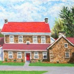 Johnston House, Oil on panel