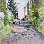 Kathryn Street Extension, Watercolor