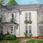 Clark House, Main Street, Oil on canvas, 20 x 30. Private Collection
