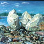 Thorndike Rock in Maine, 
Oil on canvas 36 x 54, Private Collection