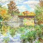 Newton Creek, NJ,
Oil on canvas
30" x  30", Private Collection