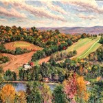 Graham's Overlook, 
Oil on Canvas, 20 x 30, 
Private Collection