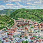View from Johnstown Incline, Laurel Arts Permanent Collection 