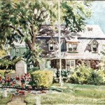 Woodlynne War Memorial, 
Watercolor
18" x 24", 
Collection:
Marshall Memorial 
Methodist Church