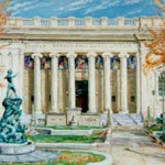 Walt Whitman Center, 
Oil on panel 18 x 24, 
Private Collection