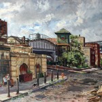 Front & Arch Sts., Philadelphia, 1968
    Oil on Canvas, 30 x 36