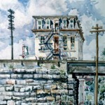 Loyal Hotel, Latrobe PA, 1976 Watercolor, 22 x 18