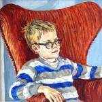  Portrait of George (age 7), 1983
    Oil on panel, 9.5 x 11, Collection of the Artist
