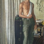 Self Portrait in Yellow Room, 1956
    Oil on Canvas, 46 x 24