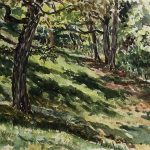 Wayne's meadow, Watercolor